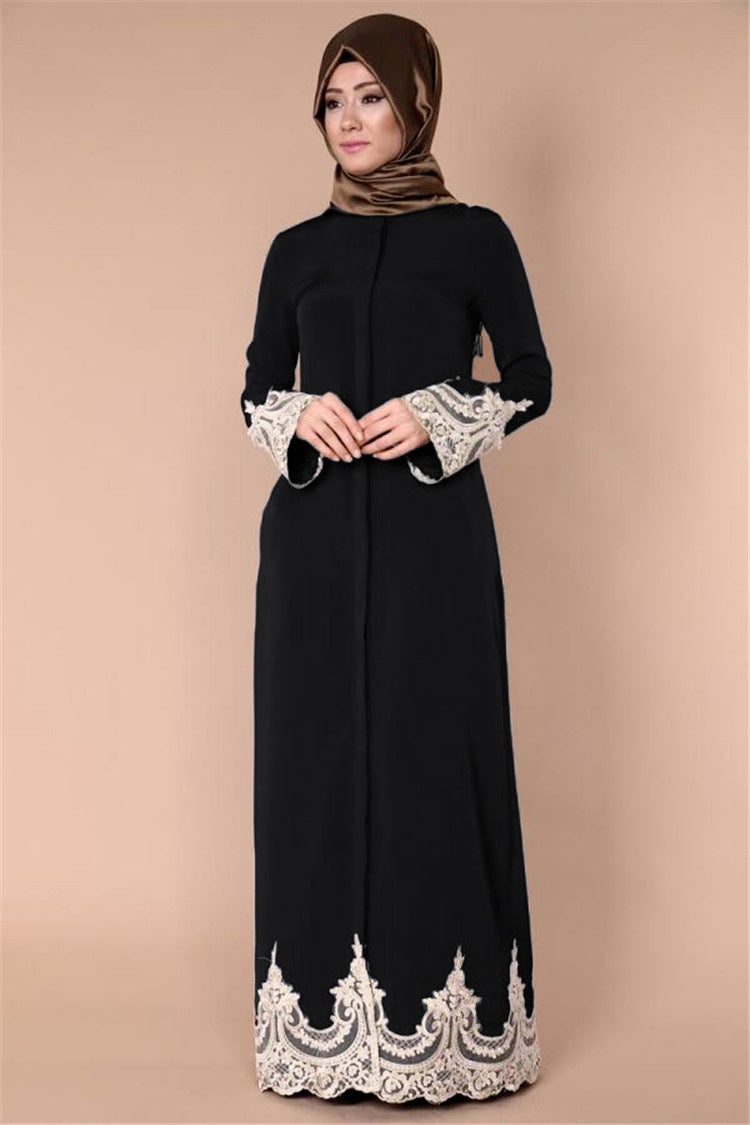 Lace Detail Maxi Dress