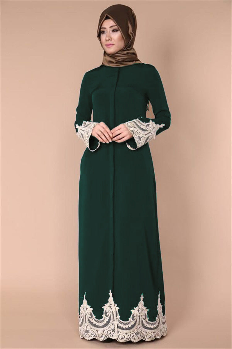 Lace Detail Maxi Dress
