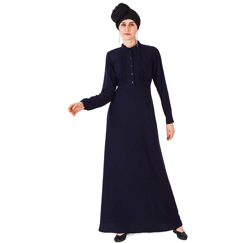Pleated Bodice Maxi Dress