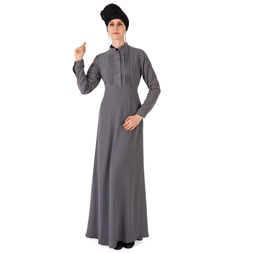 Pleated Bodice Maxi Dress