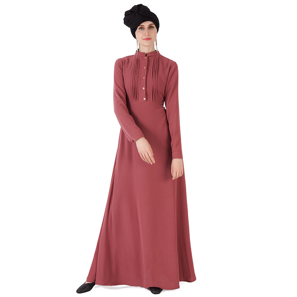 Pleated Bodice Maxi Dress