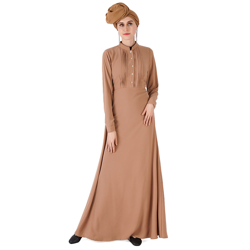 Pleated Bodice Maxi Dress