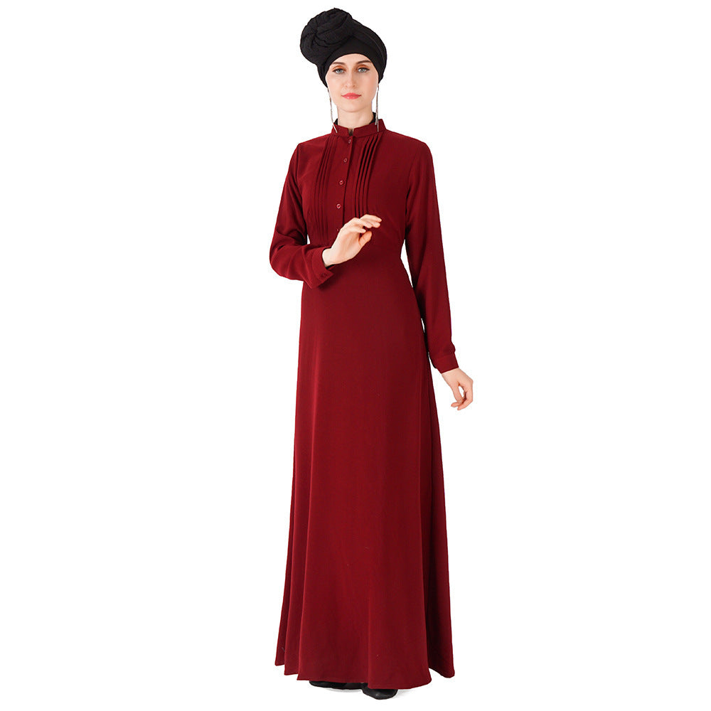 Pleated Bodice Maxi Dress