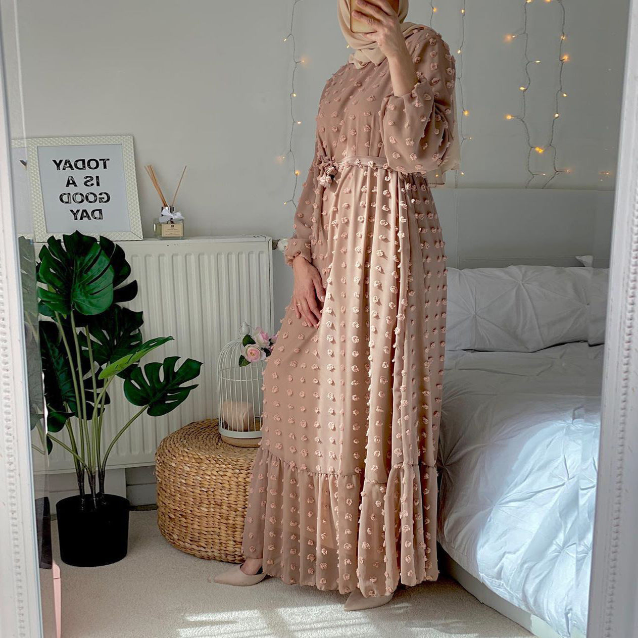 Dotted Maxi Dress