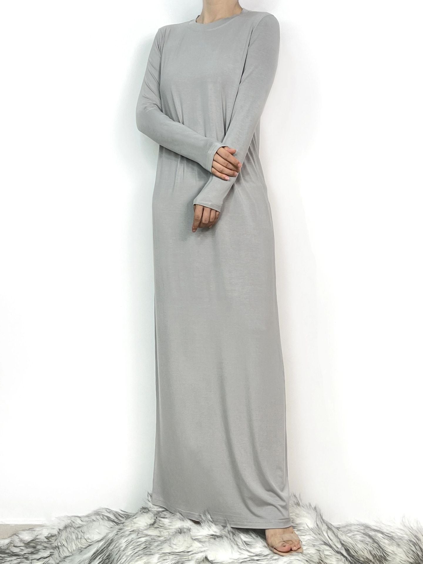 Loose Fit Stretch Maxi Dress